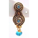 Golden Oxidized Women Earring Jhumka Jhumki Drop Jewelry PushBack Classy Gift 5